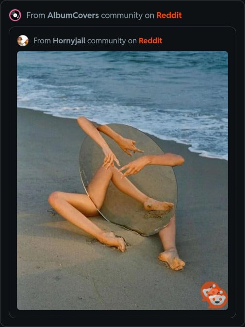 optický klam: na pláži