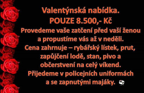 valentýnská nabídka