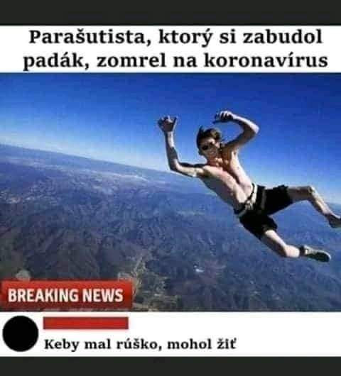 parašutista mohol žiť