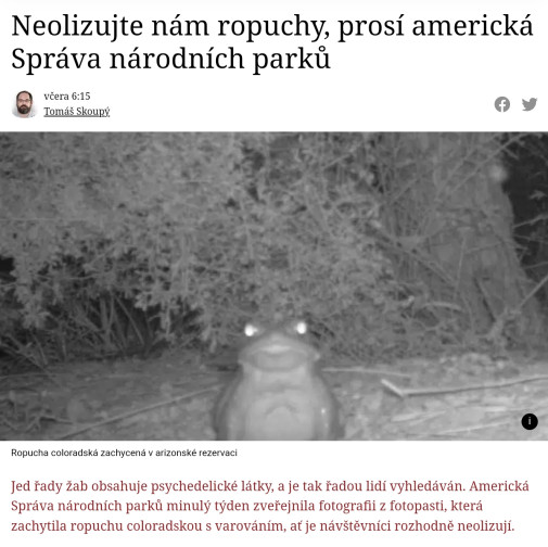 neolizujte nám ropuchy
