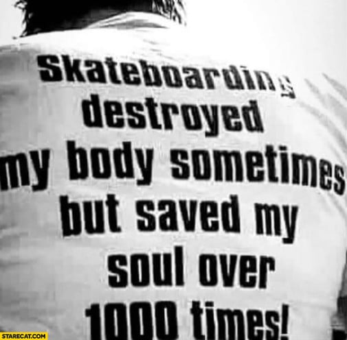 skateboarding