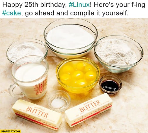 koláč pre Linux