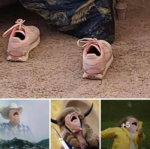 optický klam: ústa